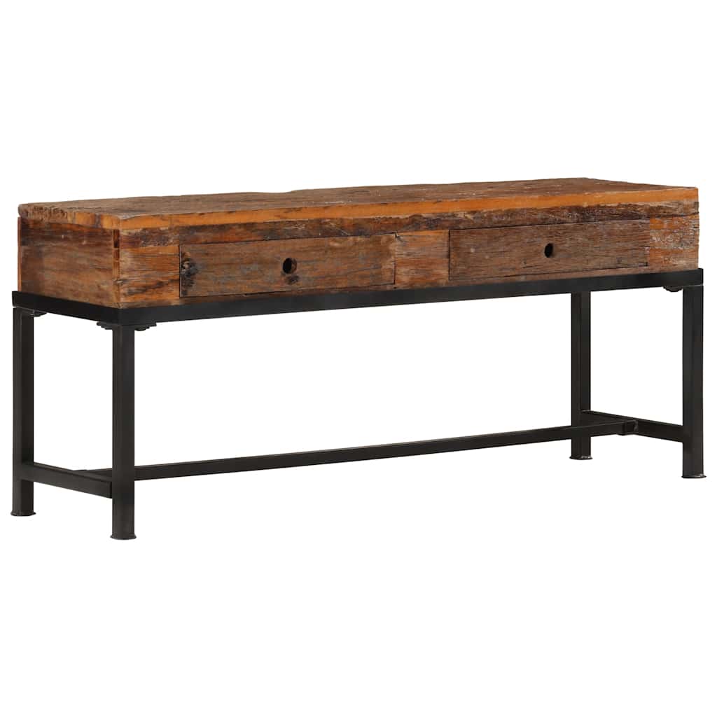 TV ormarić 110 x 30 x 46 cm od masivnog obnovljenog drva