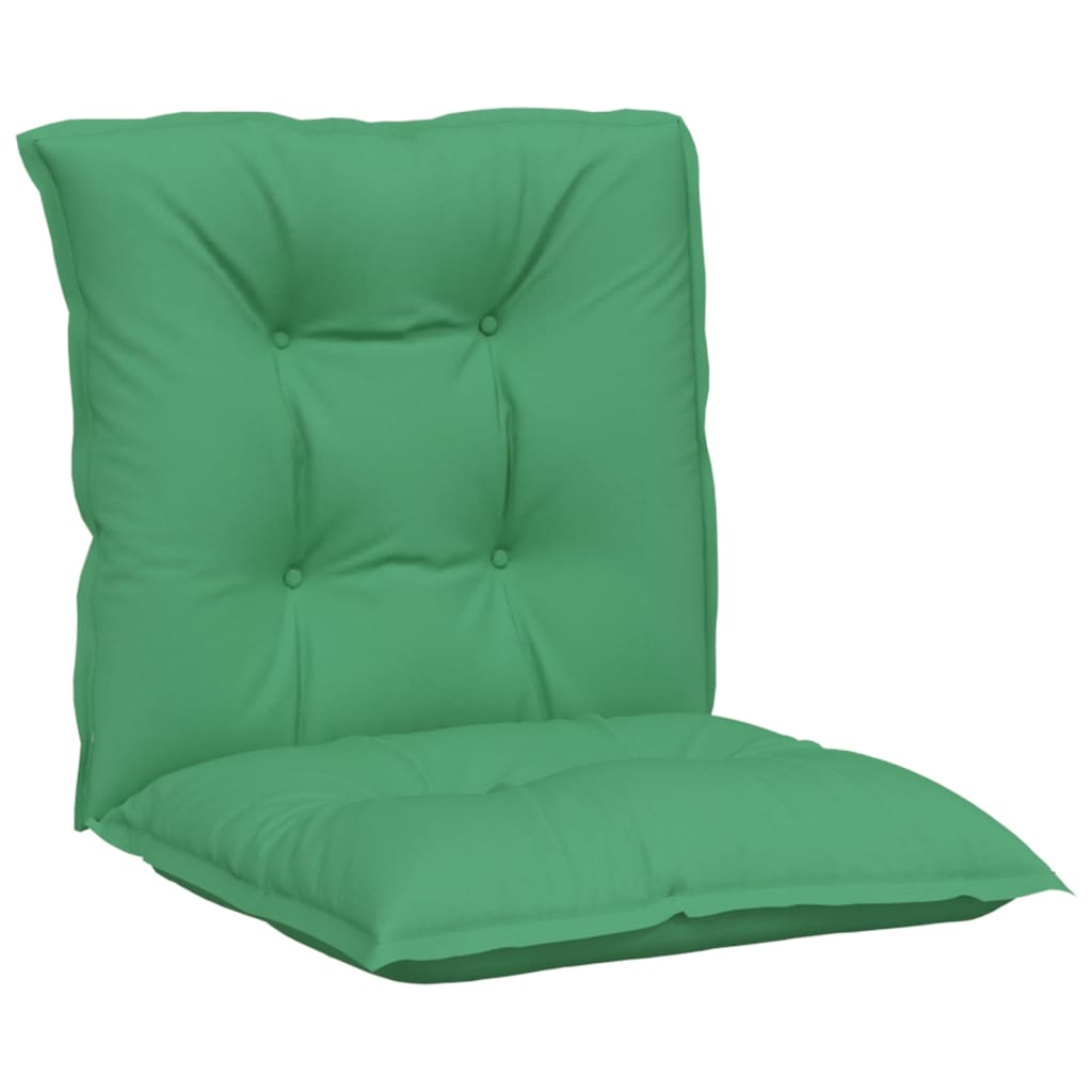 Jastuci za vrtne stolice 2 kom zeleni 100x50x7 cm od tkanine