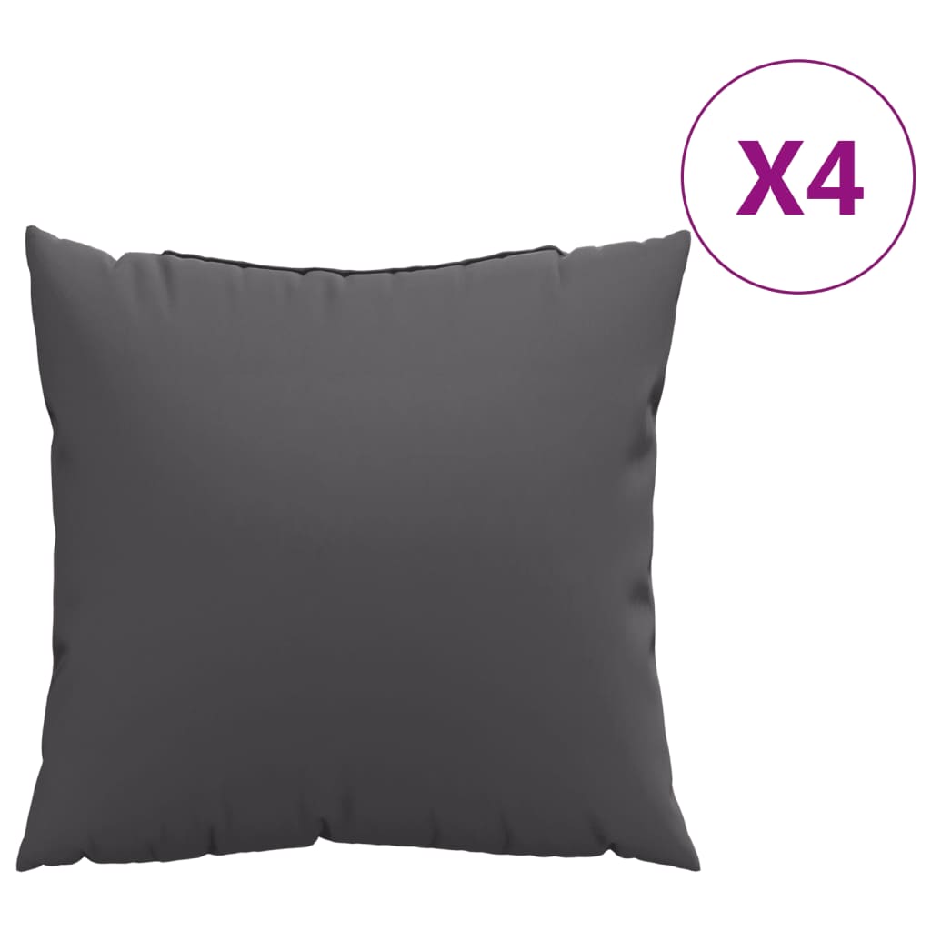 Jastuci za sofu 4 kom antracit 50 x 50 cm od tkanine