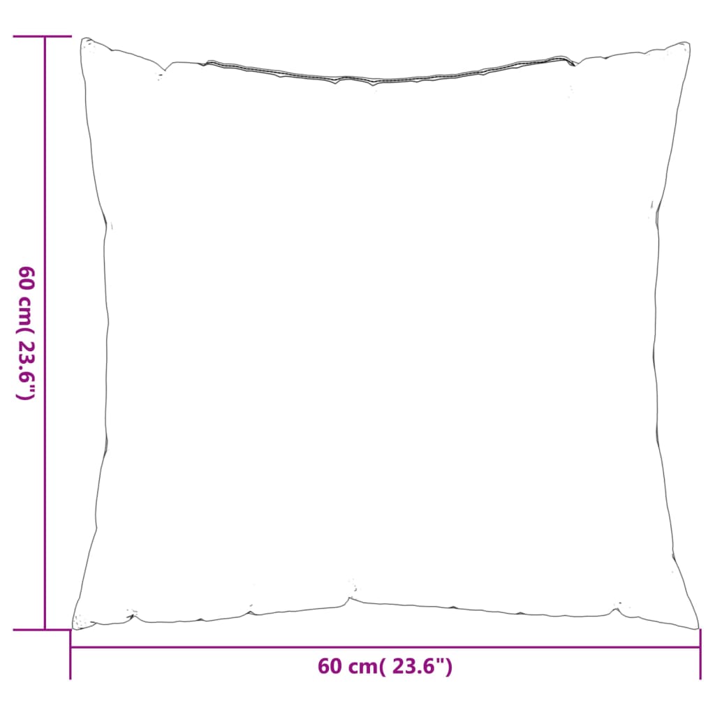 Jastuci za sofu 4 kom sivi 60 x 60 cm od tkanine