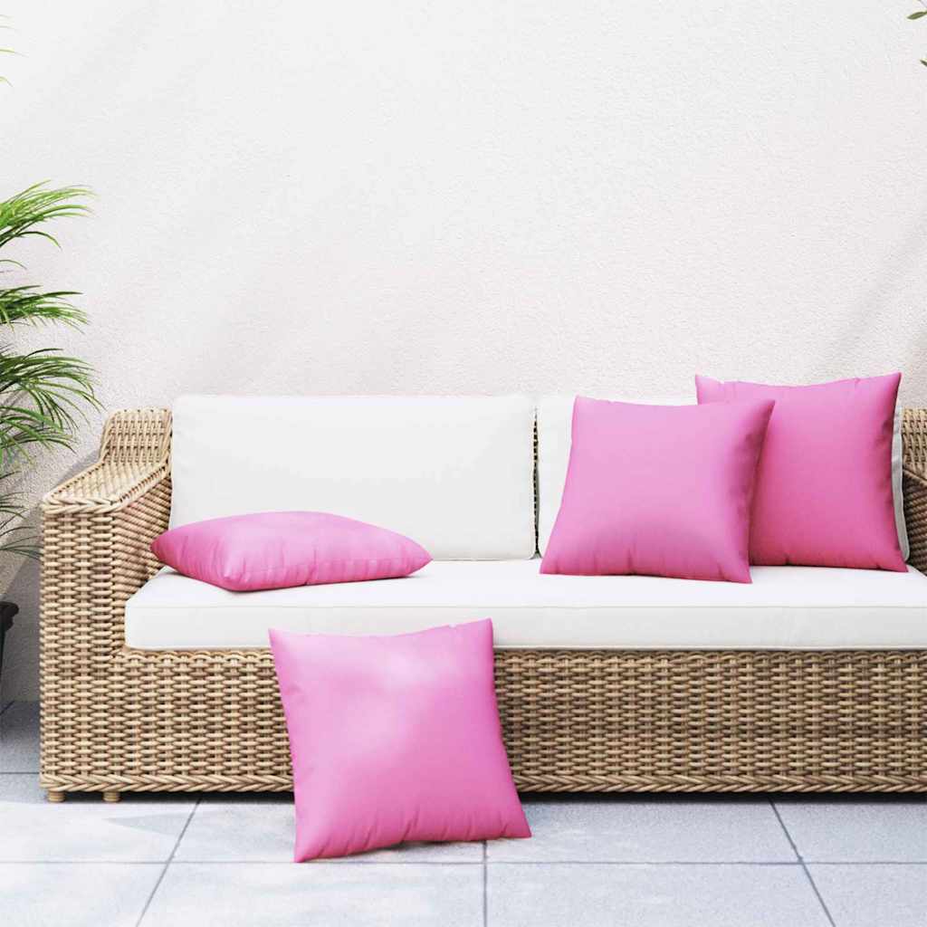 Jastučići za raspršenje 4 pcs Ružičasta 60 x 60 cm Poliester
