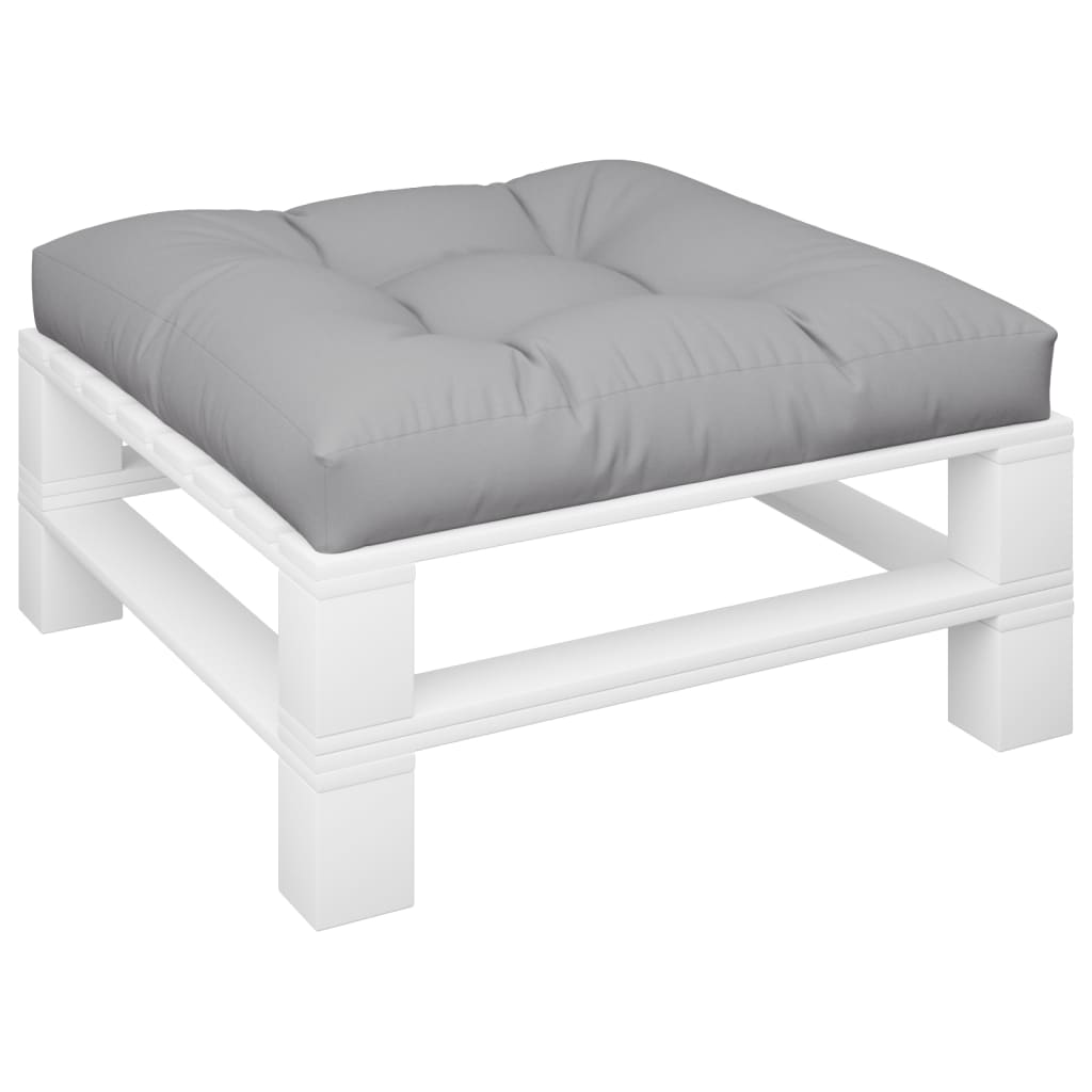 Jastuk za palete sivi 70 x 70 x 12 cm od tkanine