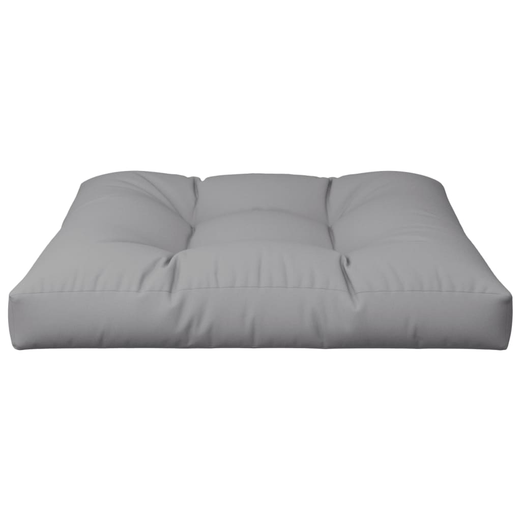 Jastuk za palete sivi 80 x 80 x 12 cm od tkanine