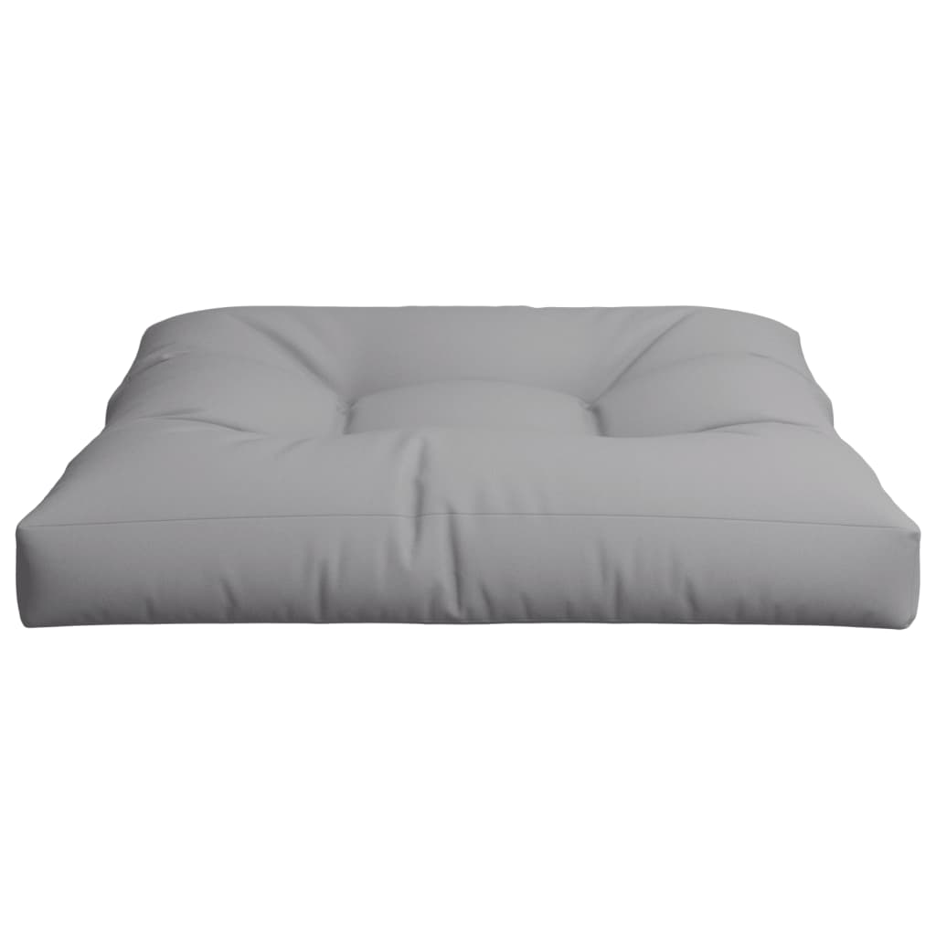 Jastuk za palete sivi 80 x 80 x 12 cm od tkanine
