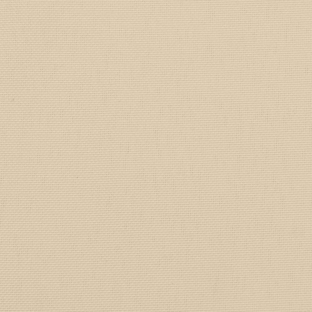 Jastuk za palete bež 120 x 80 x 12 cm od tkanine