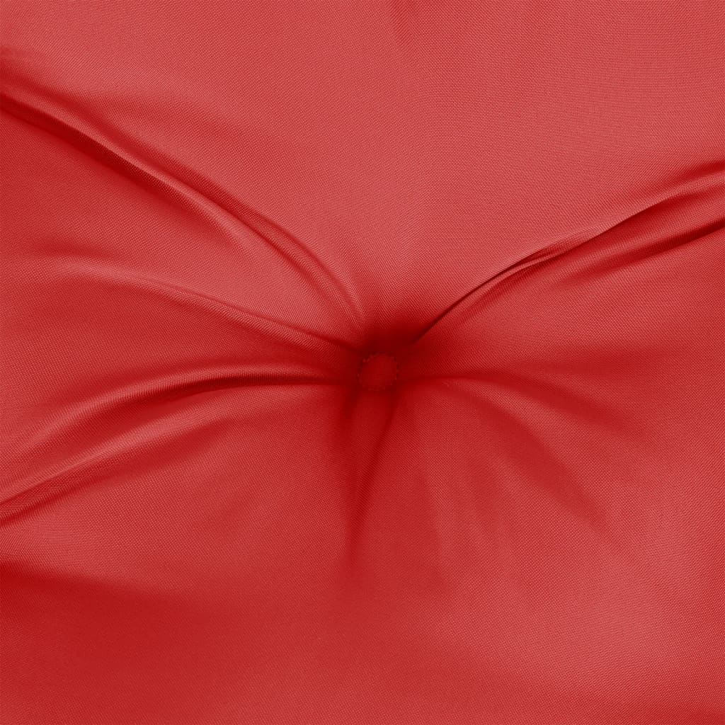 Jastuk za palete crveni 120 x 80 x 12 cm od tkanine