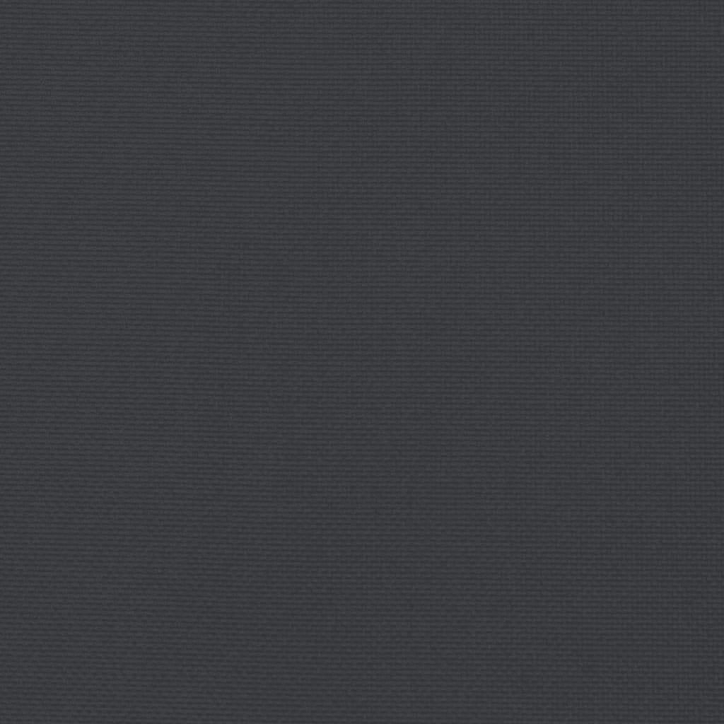 Jastuk za palete crni 120 x 80 x 12 cm od tkanine