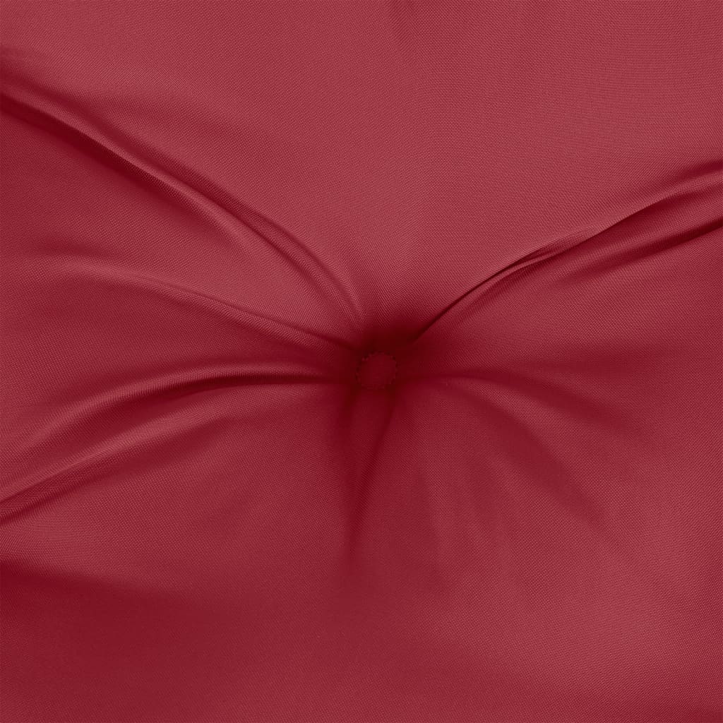 Jastuk za palete boja vina 120 x 80 x 12 cm od tkanine