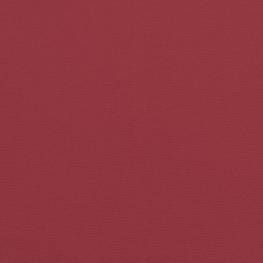 Jastuk za palete boja vina 120 x 80 x 12 cm od tkanine