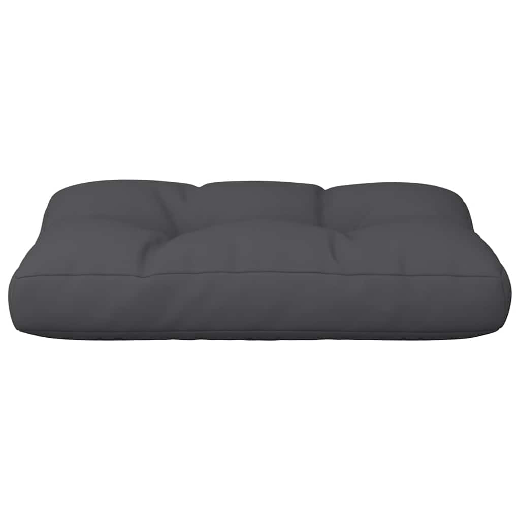 Jastuk za palete crni 50 x 40 x 12 cm od tkanine