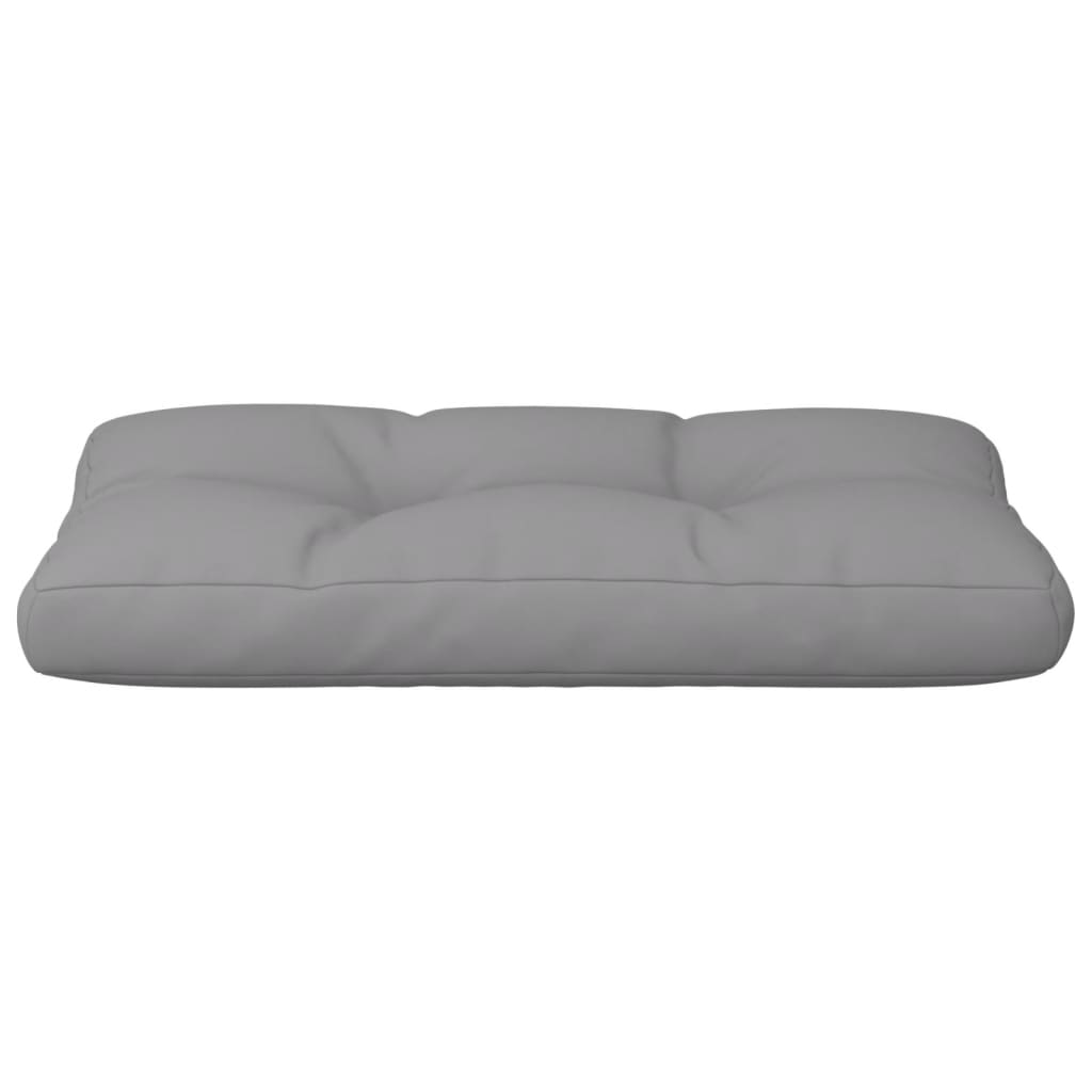 Jastuk za palete sivi 70 x 40 x 12 cm od tkanine
