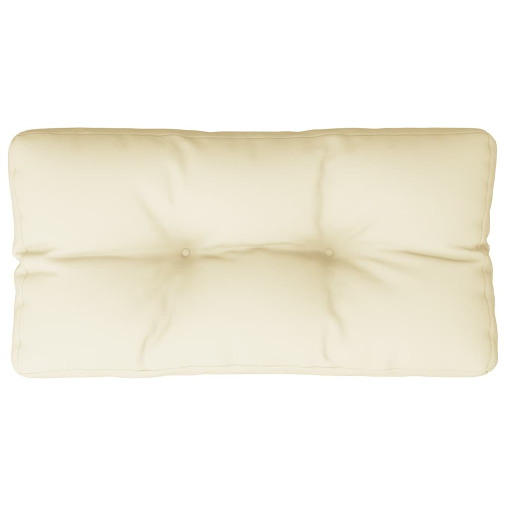 Jastuk za palete krem 70 x 40 x 12 cm od tkanine