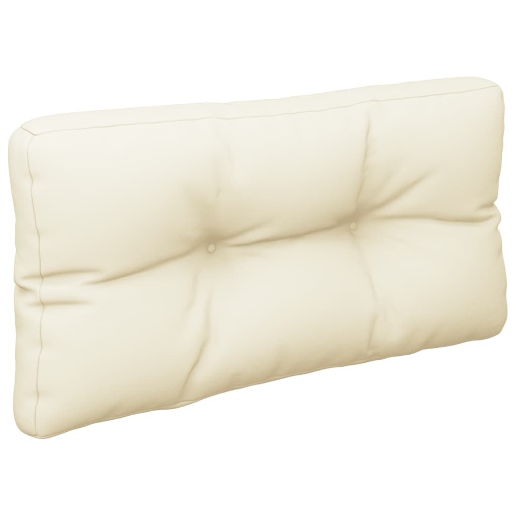 Jastuk za palete krem 70 x 40 x 12 cm od tkanine