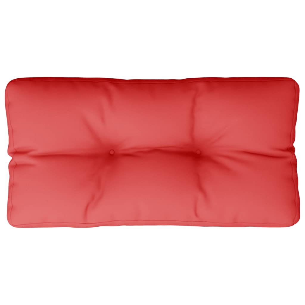 Jastuk za palete crveni 70 x 40 x 12 cm od tkanine