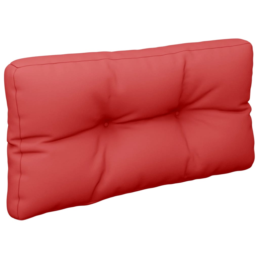 Jastuk za palete crveni 70 x 40 x 12 cm od tkanine