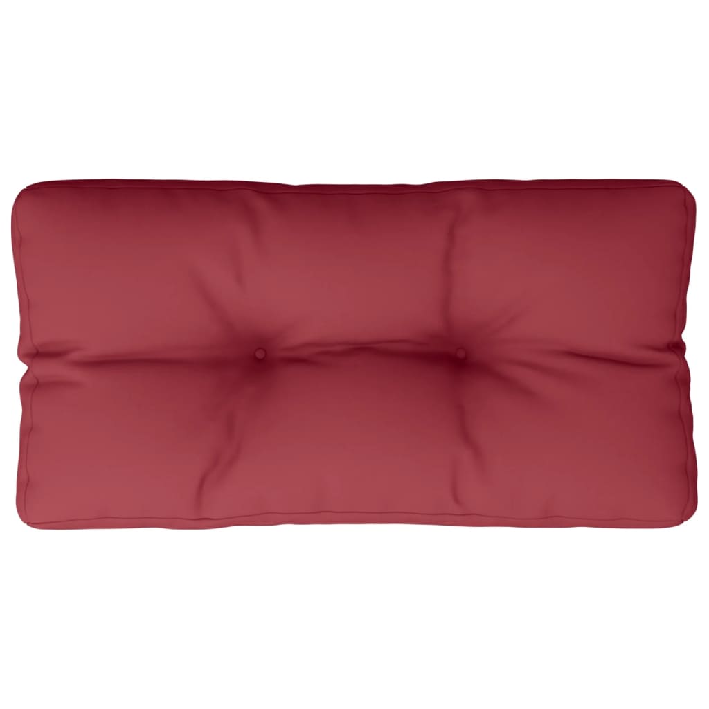 Jastuk za palete boja vina 70 x 40 x 12 cm od tkanine