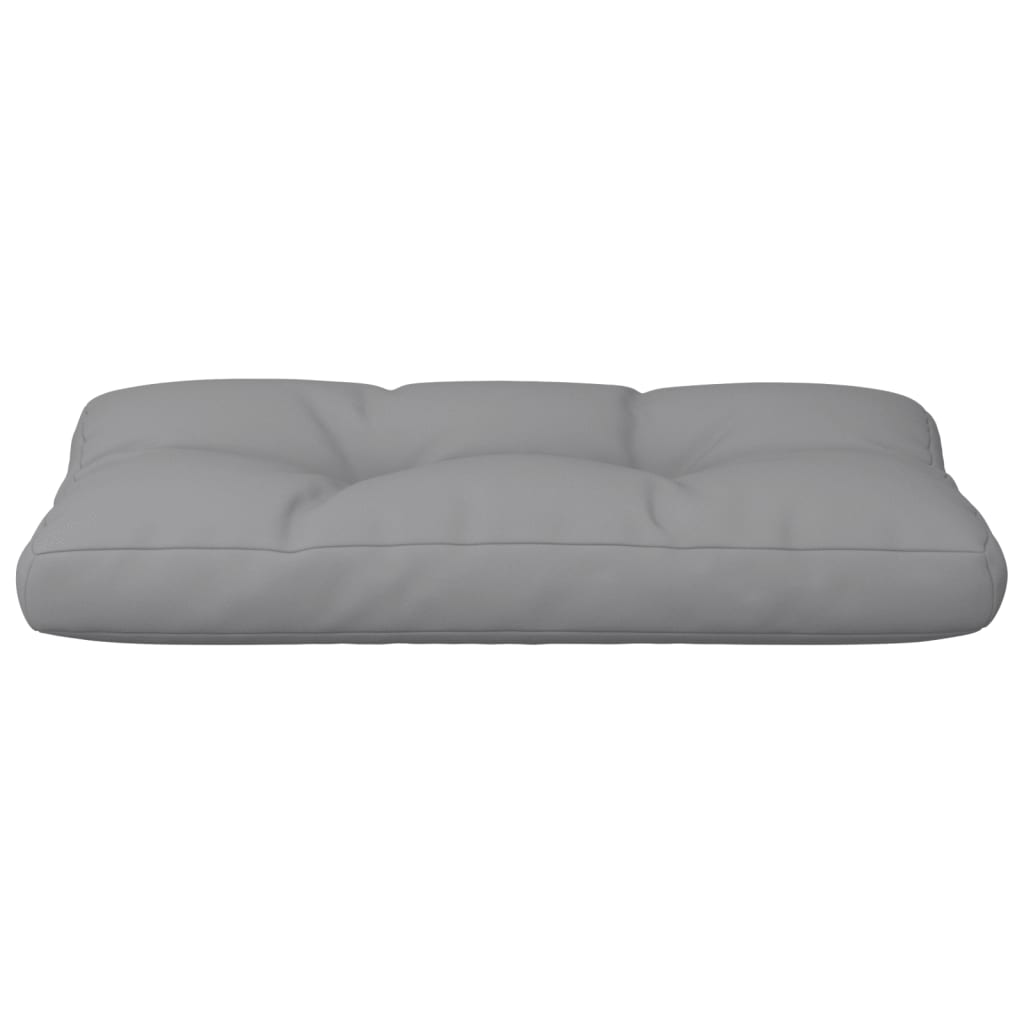 Jastuk za palete sivi 80 x 40 x 12 cm od tkanine
