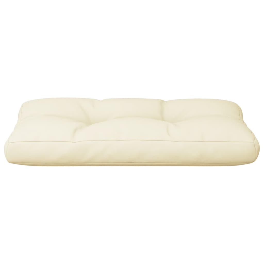 Jastuk za palete krem 80 x 40 x 12 cm od tkanine