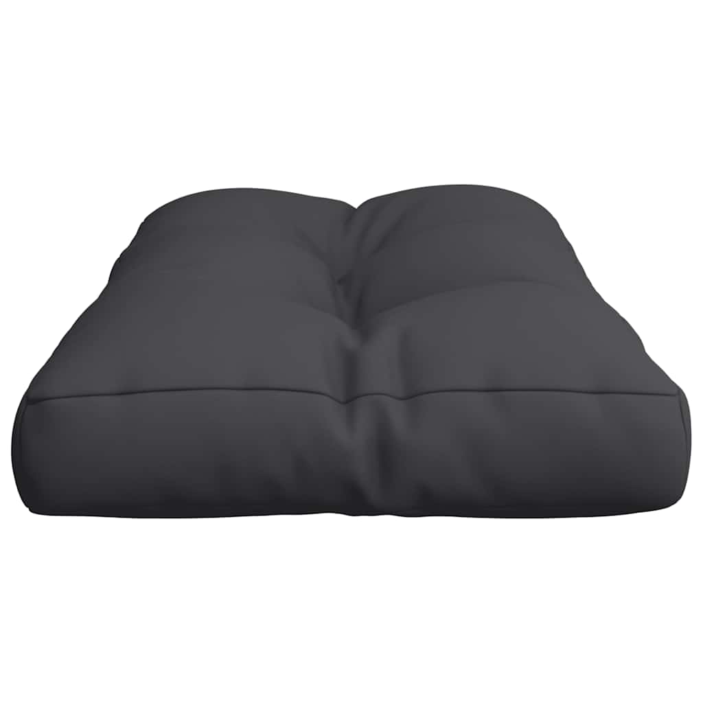 Jastuk za palete crni 80 x 40 x 12 cm od tkanine