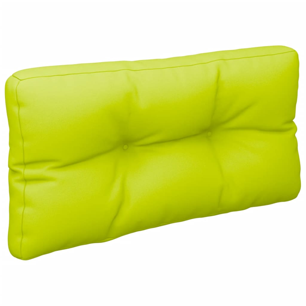 Jastuk za palete jarkozeleni 80 x 40 x 12 cm od tkanine