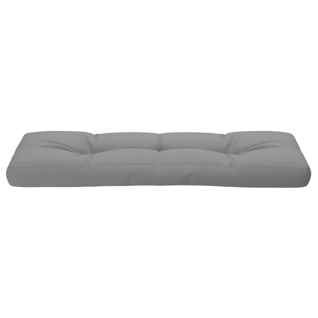 Jastuk za palete sivi 120 x 40 x 12 cm od tkanine