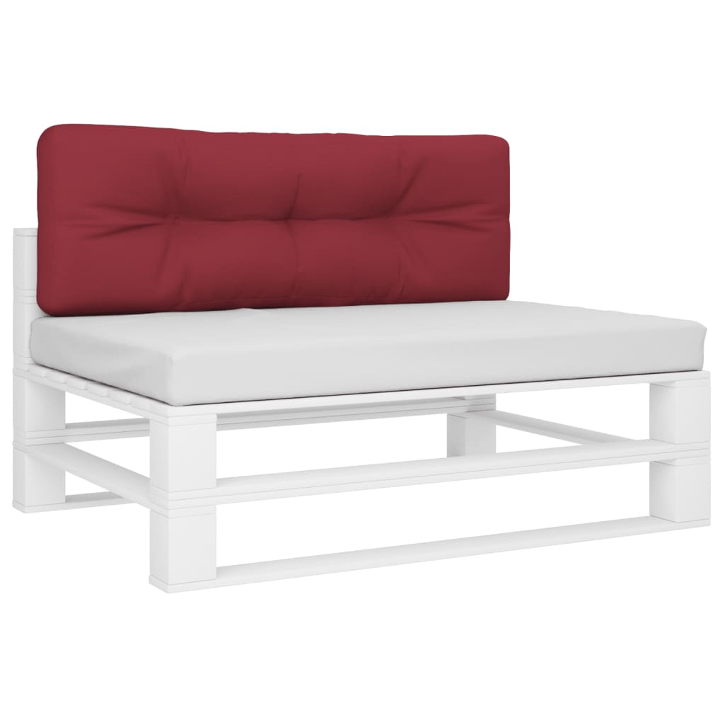 Jastuk za palete boja vina 120 x 40 x 12 cm od tkanine