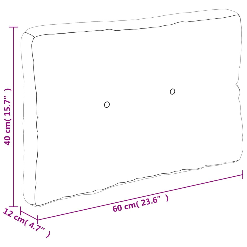 Jastuci za palete 2 kom plavi od tkanine