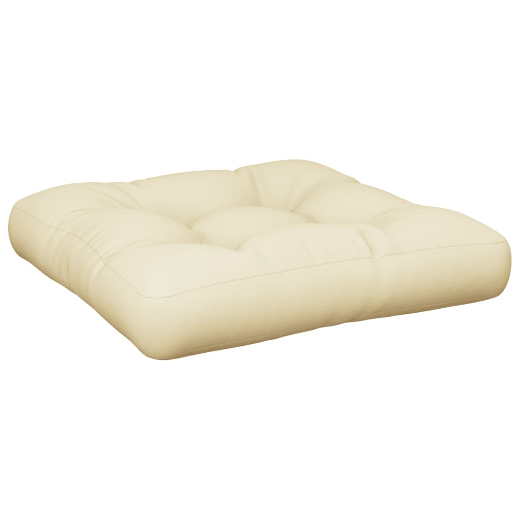 Jastuk za palete krem 58 x 58 x 10 cm od tkanine