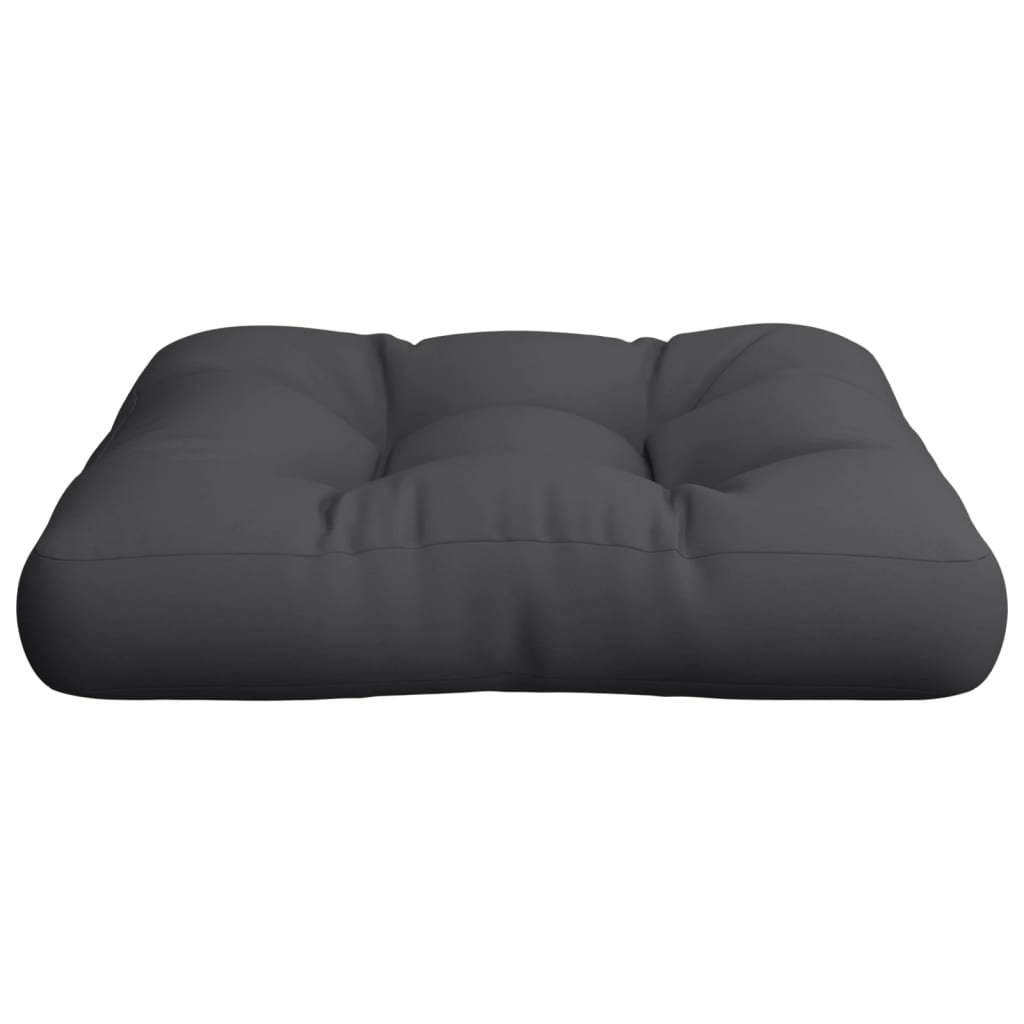 Jastuk za palete crni 58 x 58 x 10 cm od tkanine