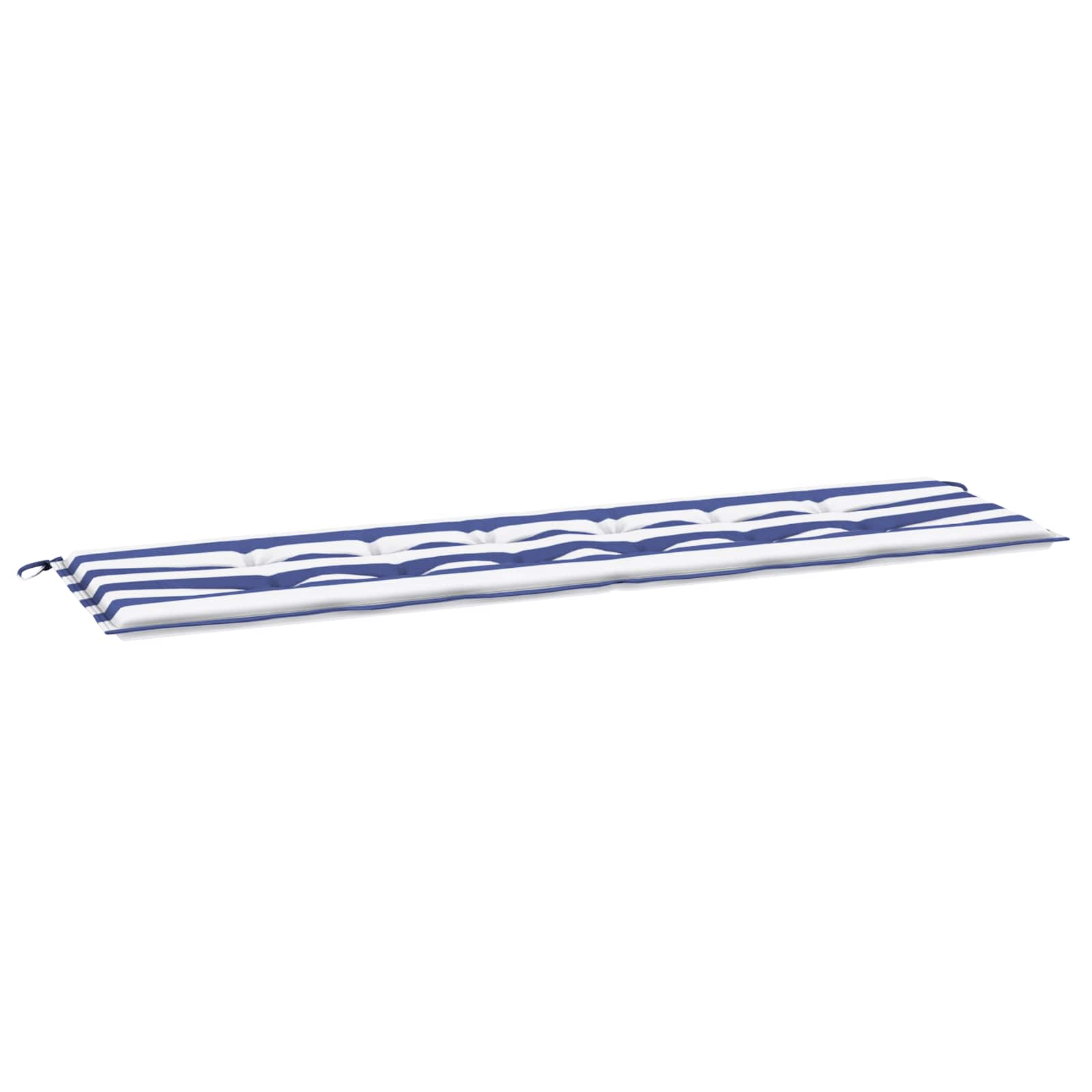 Jastučić za klupu Crna Karirana 150 x 50 x 3 cm Oxford tkanina