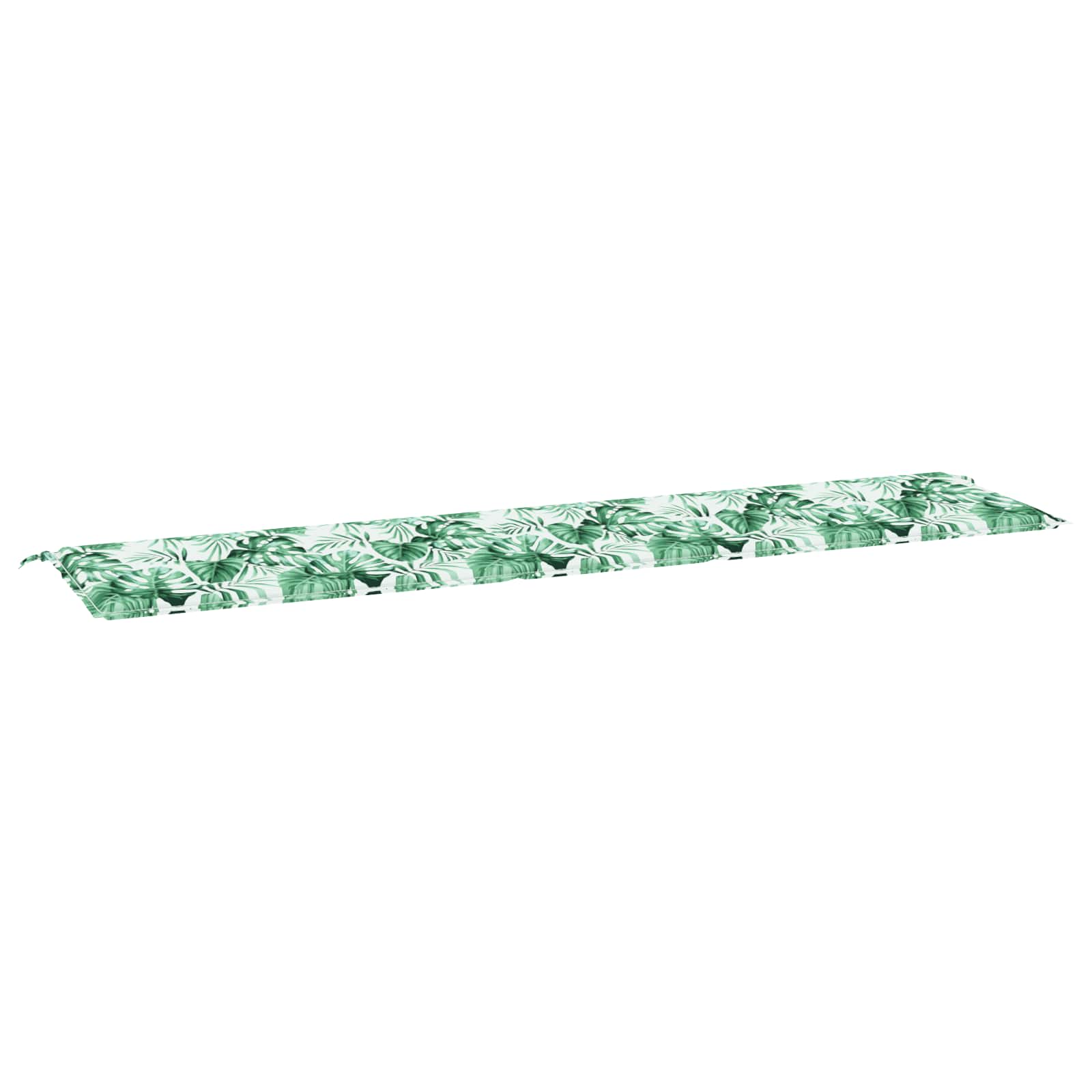 Jastučić za klupu Uzorak lista 200 x 50 x 3 cm Oxford tkanina