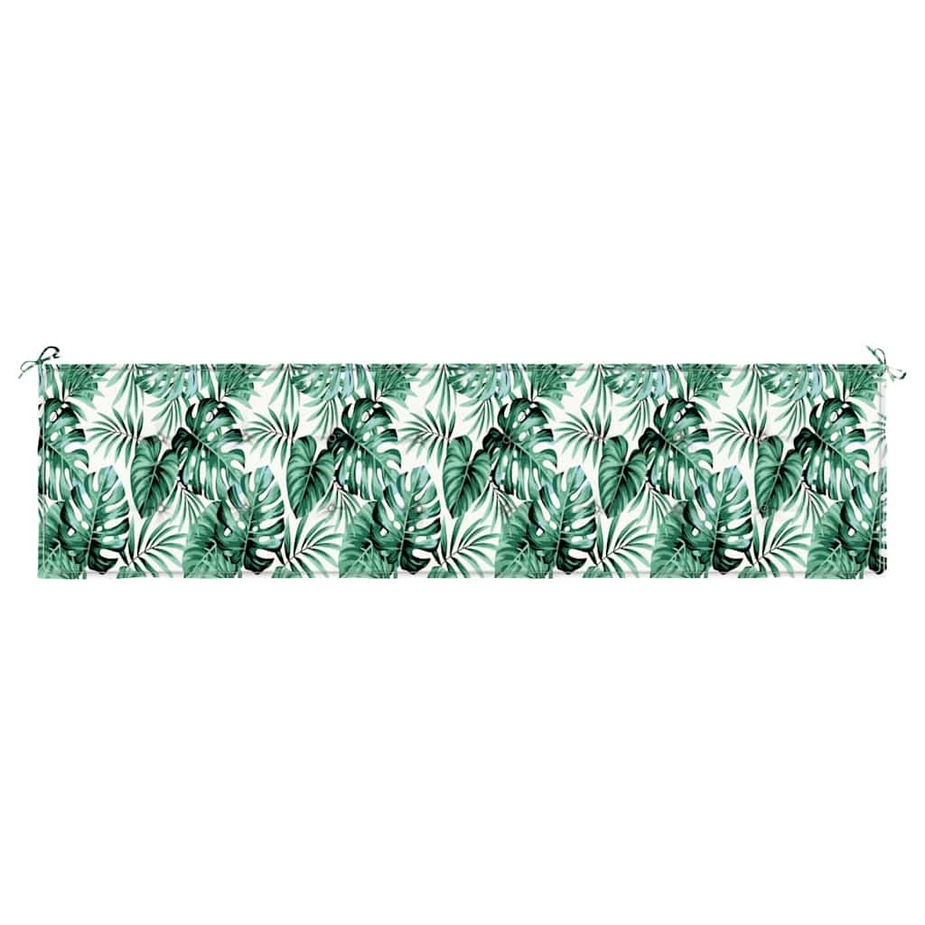 Jastučić za klupu Uzorak lista 200 x 50 x 3 cm Oxford tkanina