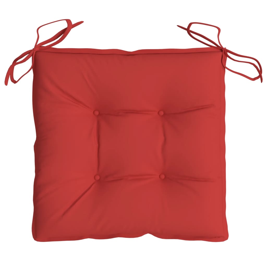 Jastuci za stolice 4 kom crveni 40 x 40 x 7 cm tkanina Oxford
