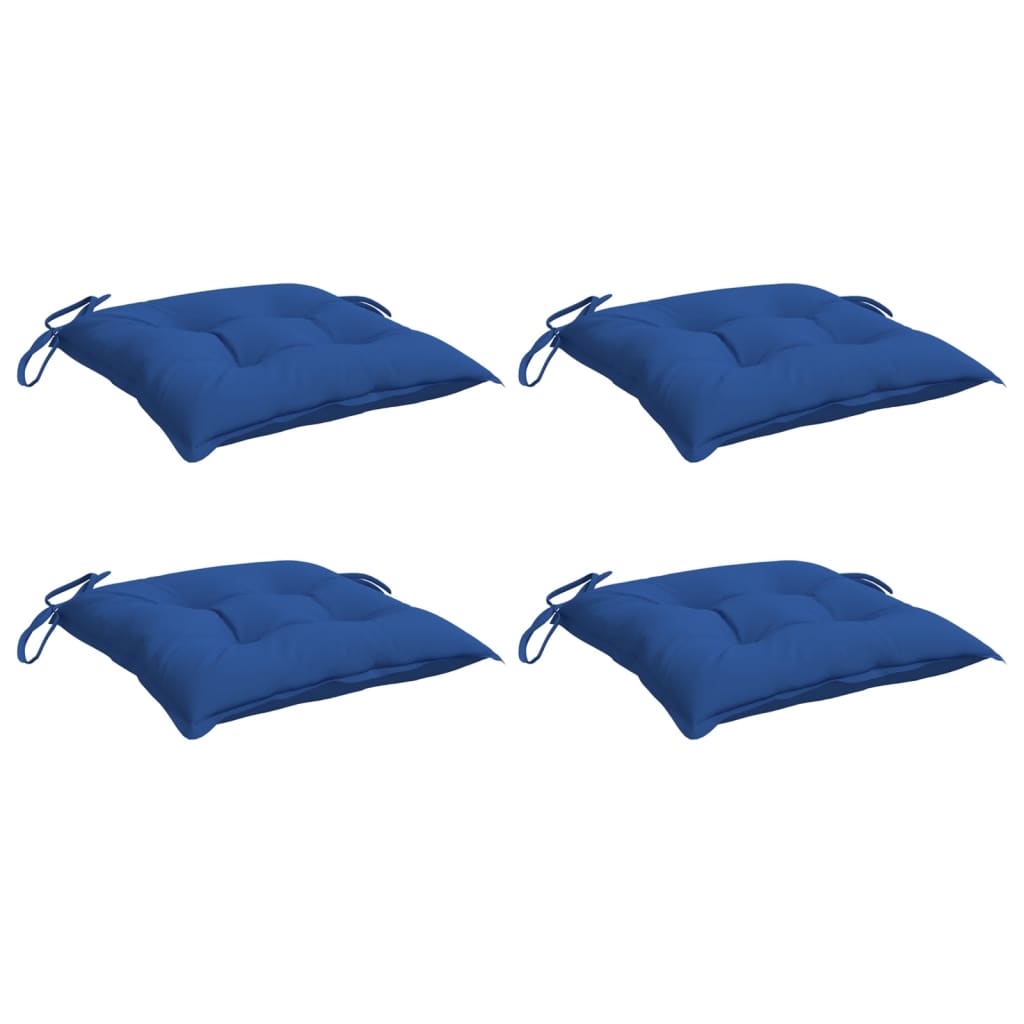 Jastuci za stolice 4 kom plavi 40 x 40 x 7 cm od tkanine Oxford