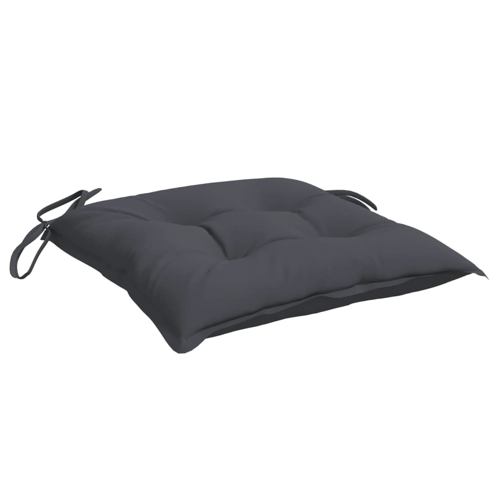 Jastuci za stolice 6 kom antracit 50x50x7 cm od tkanine Oxford
