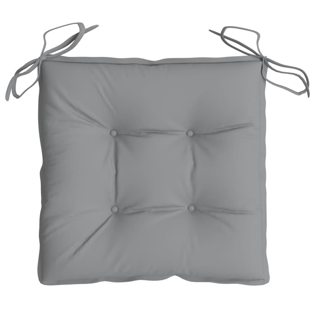 Jastuci za stolice 2 kom sivi 50 x 50 x 7 cm od tkanine Oxford