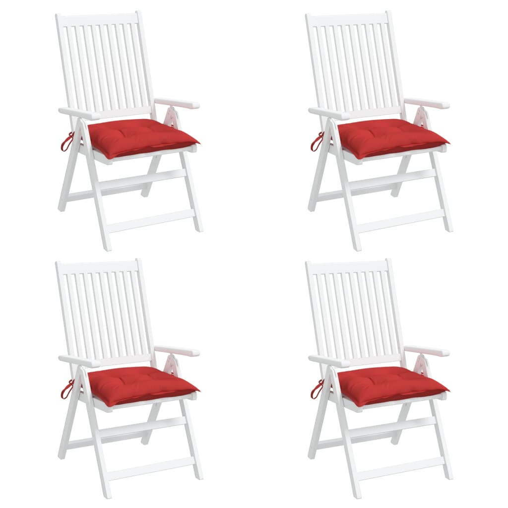 Jastuci za palete 4 kom crveni 50 x 50 x 7 cm od tkanine Oxford