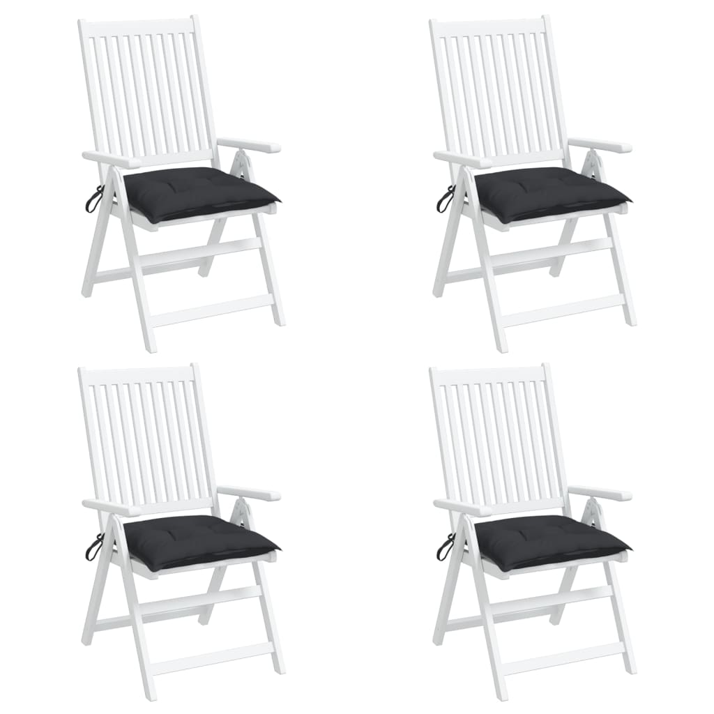 Jastuci za palete 4 kom crni 50 x 50 x 7 cm od tkanine Oxford
