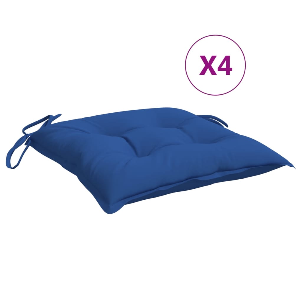 Jastuci za palete 4 kom plavi 50 x 50 x 7 cm od tkanine Oxford