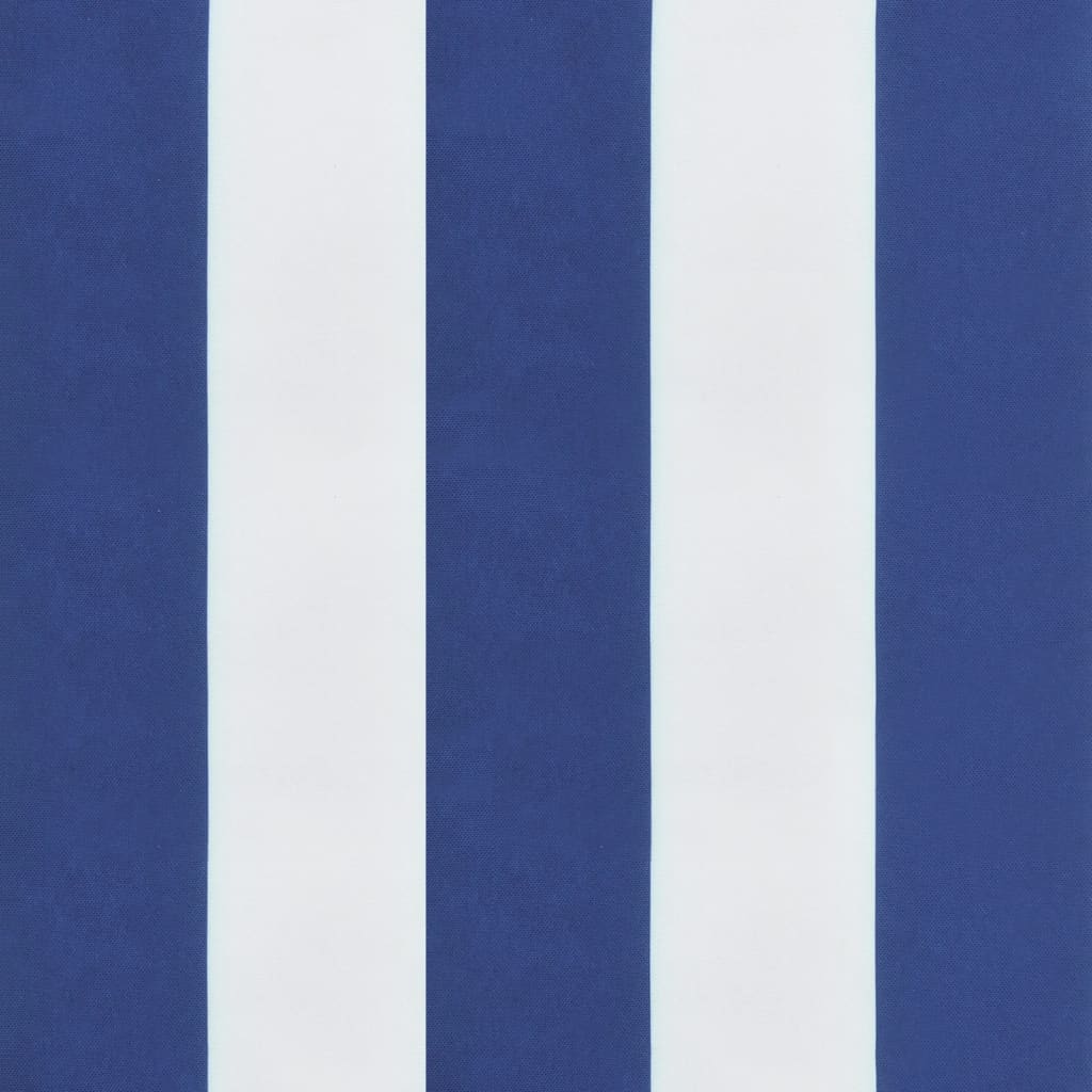 Jastuci za stolice 4 kom plavo-bijele pruge 50x50x7 cm tkanina