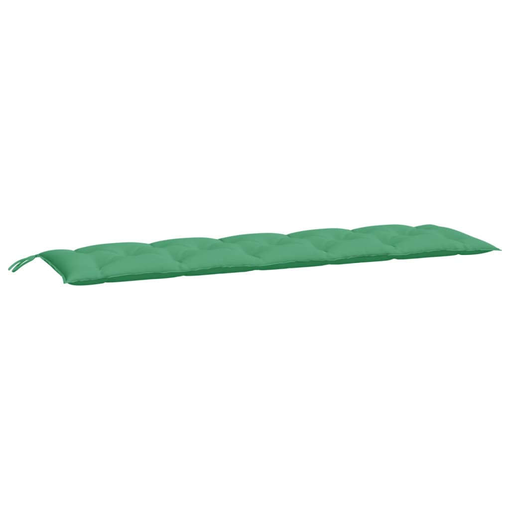 Jastuk za vrtnu klupu zeleni 180 x 50 x 7 cm od tkanine Oxford