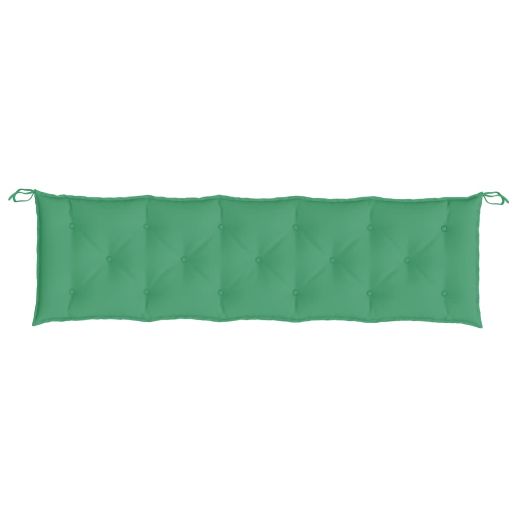 Jastuk za vrtnu klupu zeleni 180 x 50 x 7 cm od tkanine Oxford