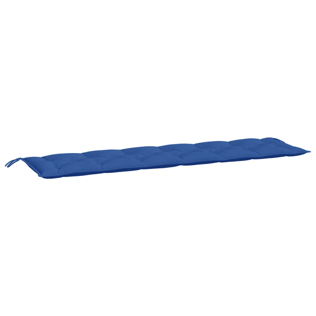 Jastuk za vrtnu klupu plavi 200 x 50 x 7 cm od tkanine Oxford
