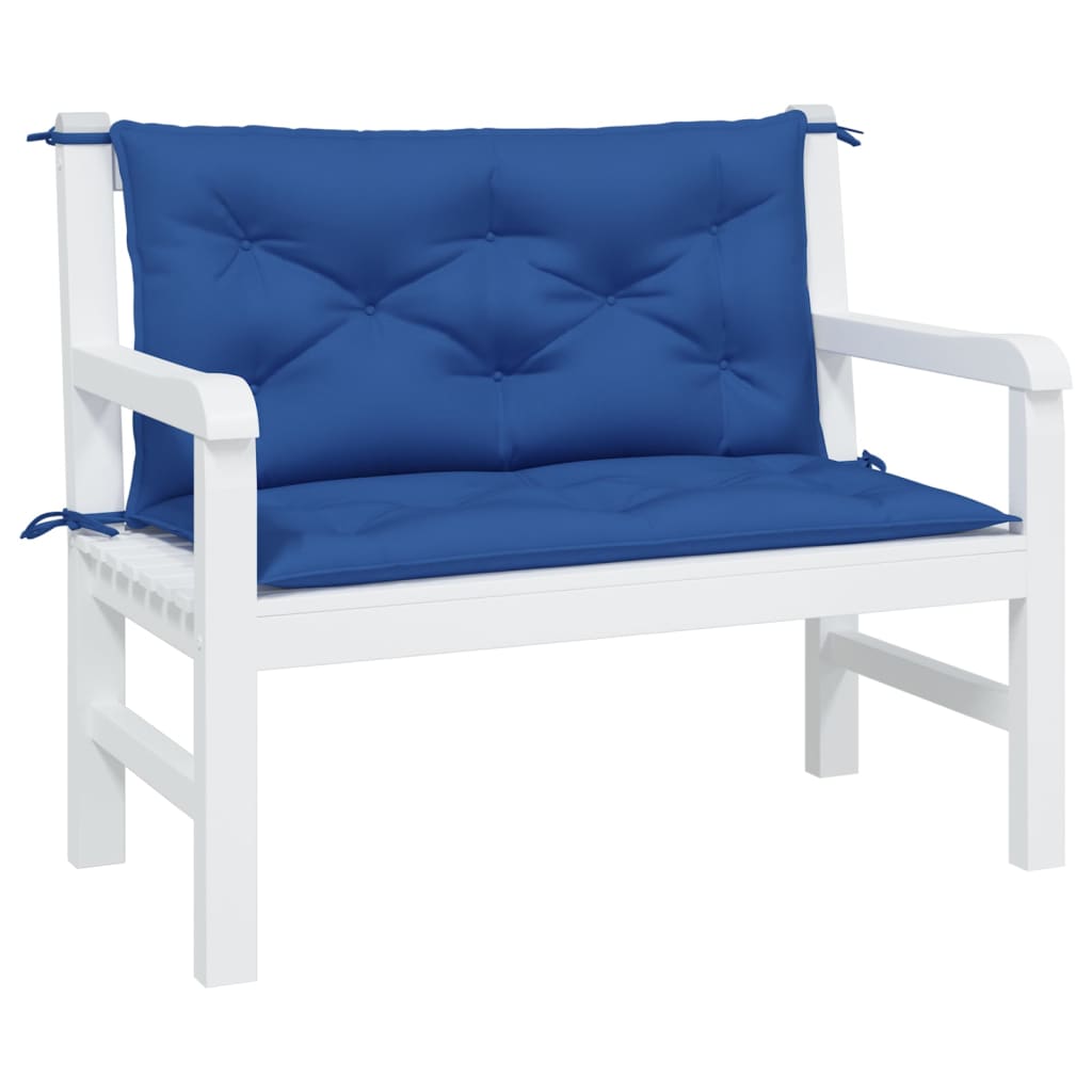 Jastuci za vrtnu klupu 2 kom plavi 100x50x7 cm tkanina Oxford