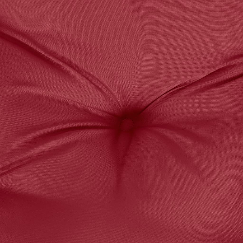 Jastuci za vrtnu klupu 2 kom crven vina tkanine Oxford