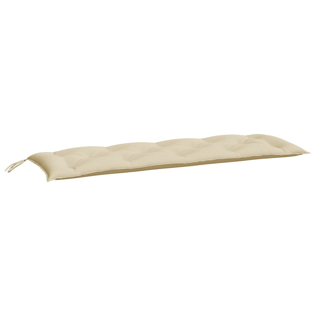 Jastuci za vrtnu klupu 2 kom bež 150x50x7 cm tkanine Oxford