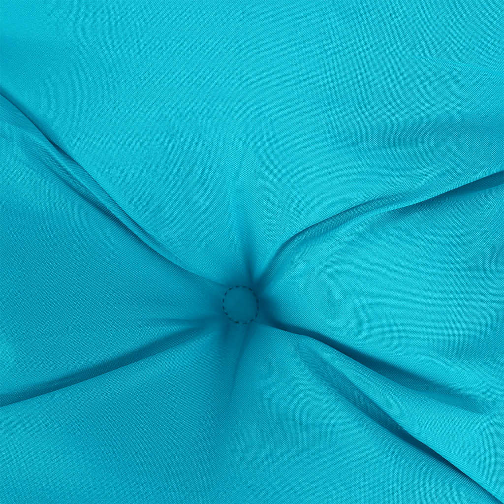 Jastuci za vrtnu klupu 2 kom tirkizni 150x50x7 cm od tkanine