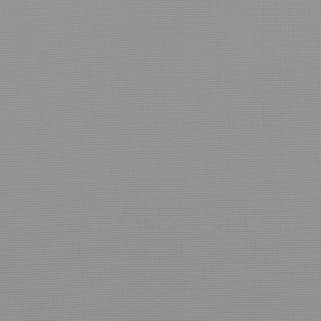Jastuci za vrtnu klupu 2 kom sivo 200x50x7cm tkanine Oxford
