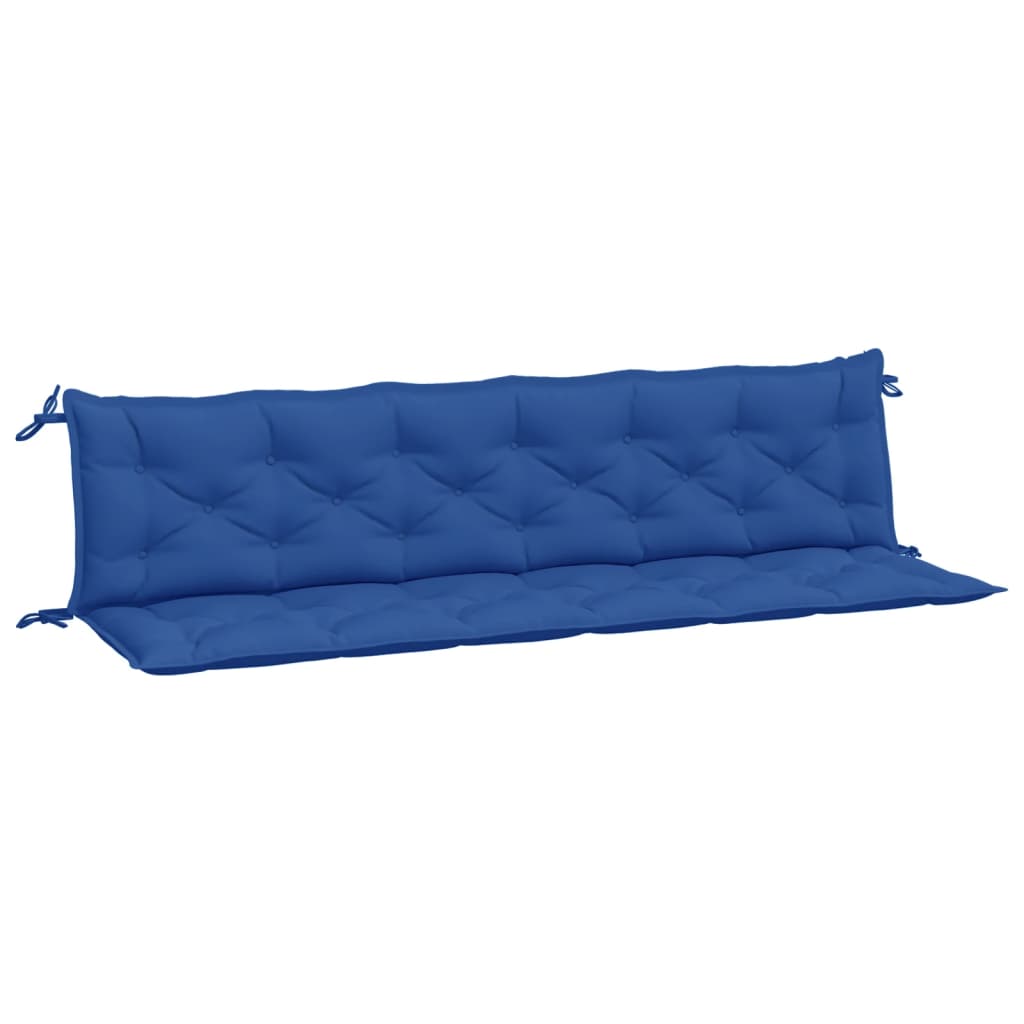 Jastuci za vrtnu klupu 2 kom plavo 200x50x7 cm tkanine Oxford