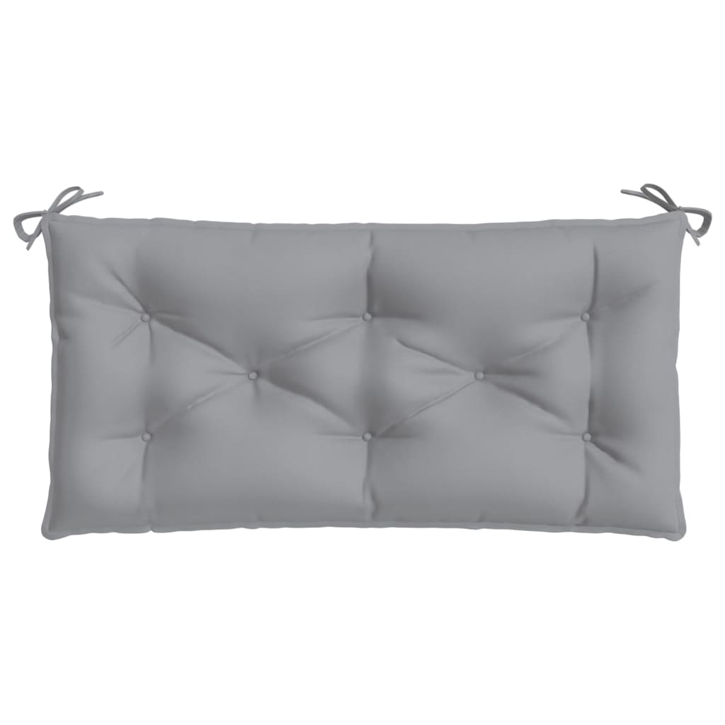 Jastuk za vrtnu klupu sivi 110 x 50 x 7 cm od tkanine Oxford